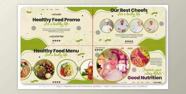 Ready For Health Food (Videohive 36923266) - AE Project