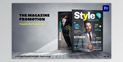 The Magazine Promotion For Premiere Pro (Videohive 33696302) - PR Project