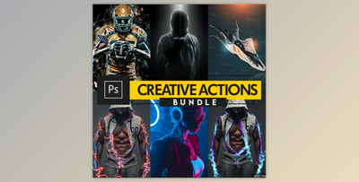 Creative Photoshop Actions Bundle By SupremeTones (ABR, PAT, ATN)