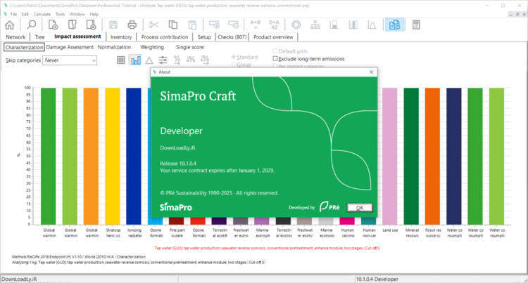 SimaPro Craft 10.1