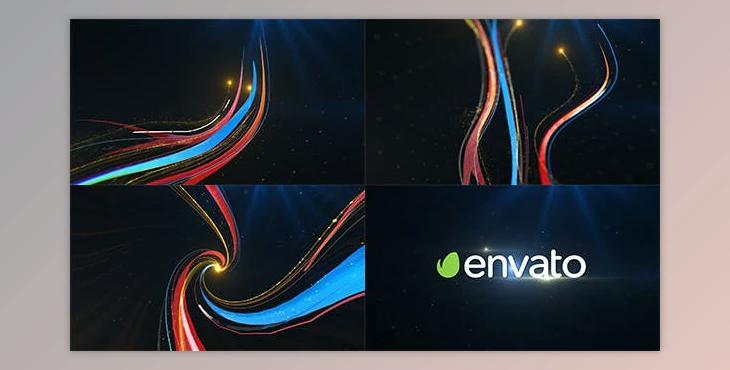 Colorful Lines Logo Reveal (Videohive 21494911)