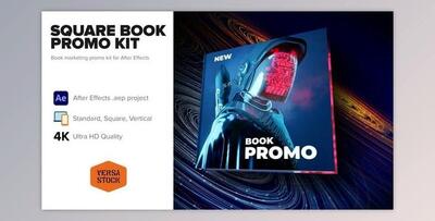 Square Book Social Media Promo Kit (Videohive 37764167) - AE Project