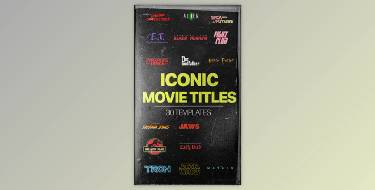 Tropic Colour – Iconic Movie Titles Templates