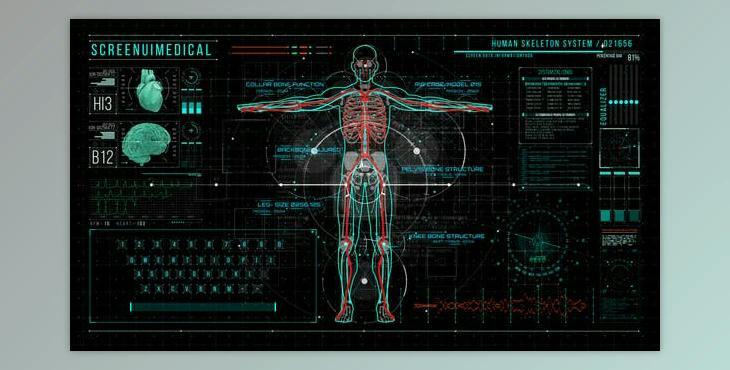 HUD700 Screen MEDICAL4 (Videohive 46325131) - AE Project