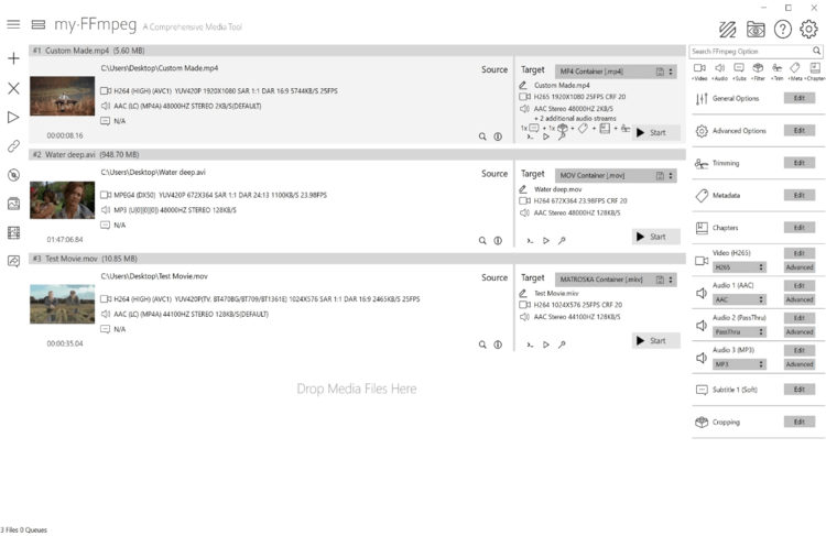 myFFmpeg 3.6.7 x64/x86