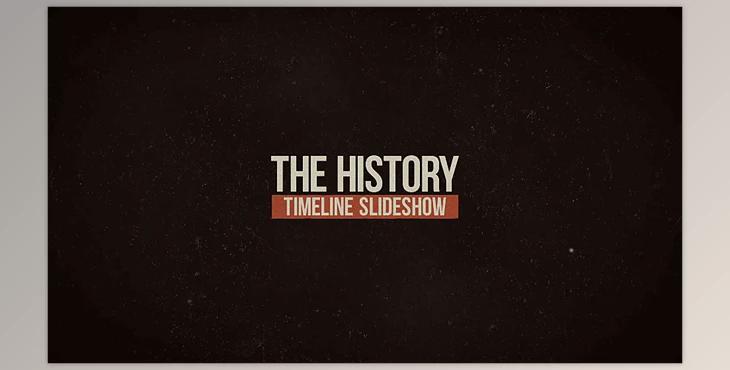 History Timeline Slideshow (Videohive 31658992) - AE Project