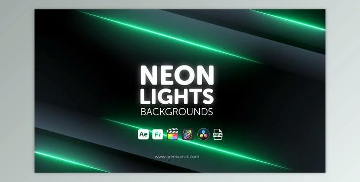 Neon Lights Backgrounds (Videohive 46301804) - AE Project