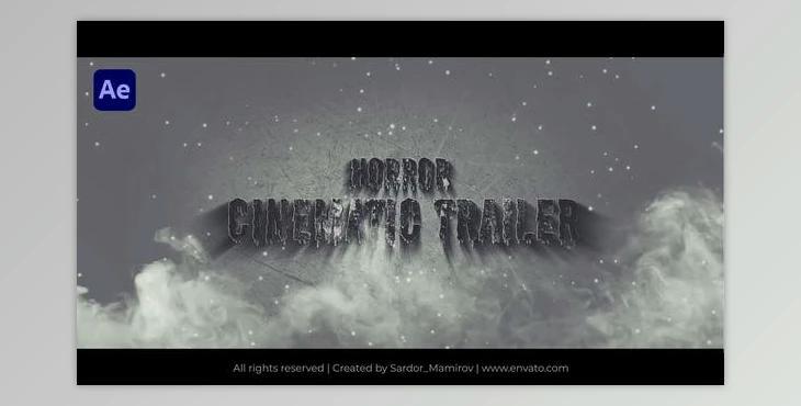 The Horror Cinematic Trailer (Videohive 42952641) - AE Project