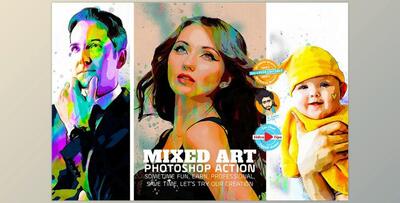 Mixed Art CreativeMarket - 6639729