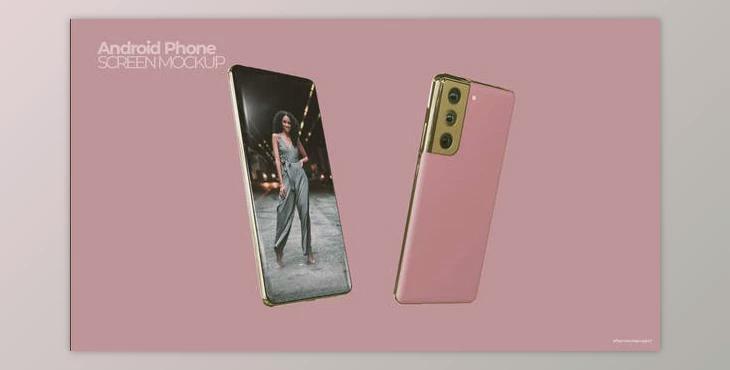 Android Screen Phone Mockup (Videohive 48665230) - AE Project