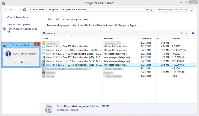 RuntimePack 21.7.30 Full x86/x64