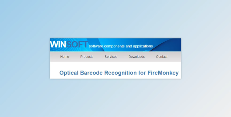 Winsoft Optical Barcode Recognition for FireMonkey v3.9 for Delphi & CB XE2-12 Athens Full Source