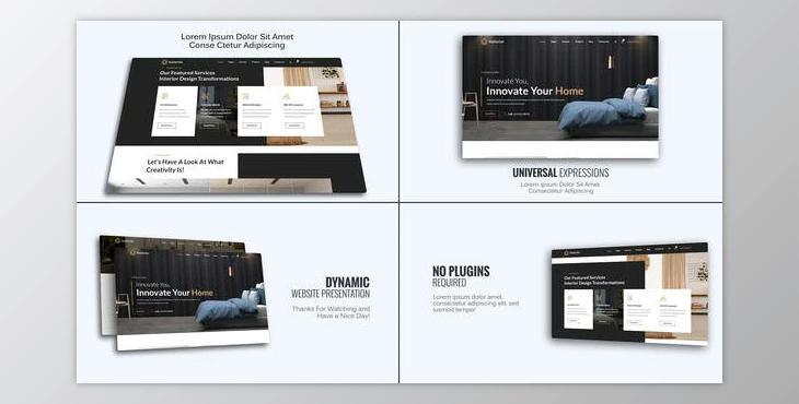 Dynamic Website Presentation (Videohive 33109207) - AE Project