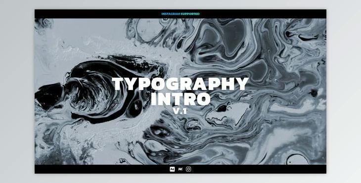 Typography Intro v.1 (Videohive 43267466) - AE Project