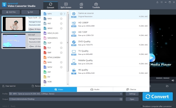 Apowersoft Video Converter Studio 4.8.9.0