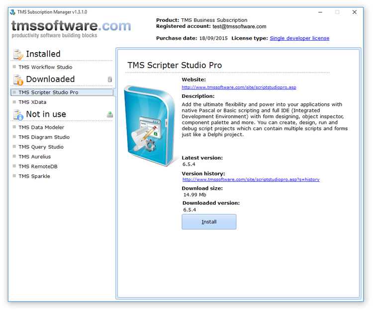 TMS Business Subscription for Alexandria 11
