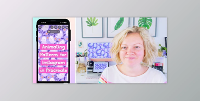 Easy Surface Pattern Design Animations for Instagram with Procreate