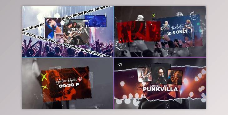 Rock Show / Music Concert (Videohive 36520280) - AE Project