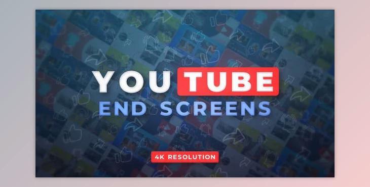 YouTube End Screens 4K v.2 - Premiere Pro (Videohive 34536264)