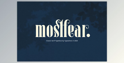 Mostfear Font 4535478