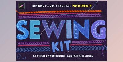 Procreate Sewing Brushes CreativeMarket-5684796