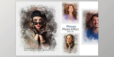 Realistic Painting Photo Effect Creativemarket - 10998873