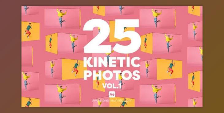 Kinetic Photos Vol 1 (Videohive 47068185) - AE Project
