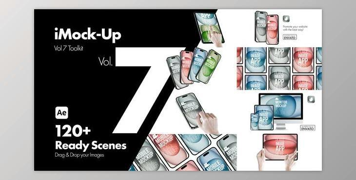iMock-Up Vol 7 Toolkit 5 (Videohive 50408403) - AE Project