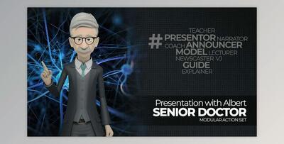 Presentation With Albert: Senior Doctor (Videohive 22787484) - AE Project