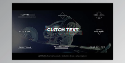Fast Glitch Titles for Premiere Pro (VideoHive 37550958)