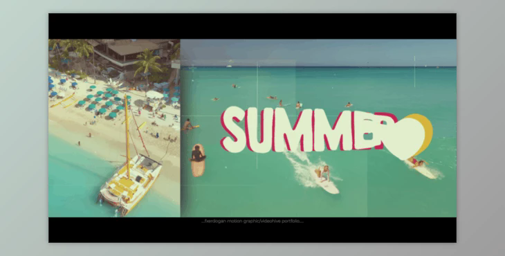 Summer Multi Secreen (Videohive 39176456) - AE Project