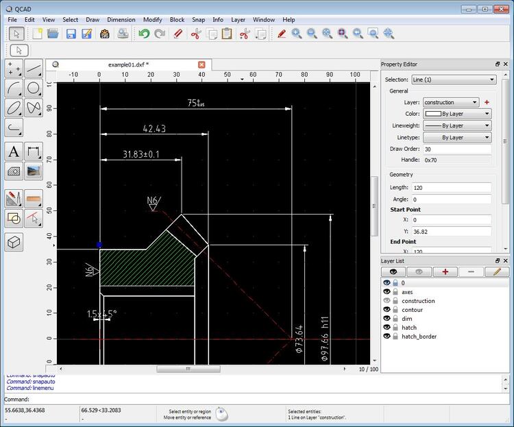 QCAD/ QCAD CAM Professional 3.26.0 x86/x64 + Legacy
