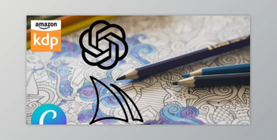 AI Creations Coloring Books With Midjourney, ChatGPT & Canva