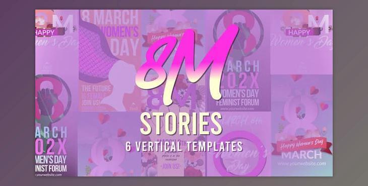 8M International Womens Day Stories (Videohive 51108908) - AE Project