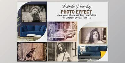 Editable Vintage Photoshop Effect