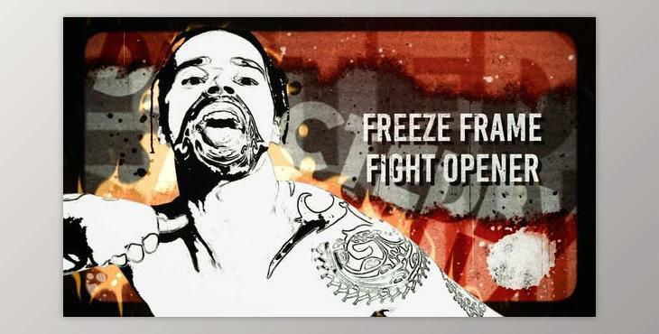 Freeze Frame Fight Opener (Videohive 32472321) - PR Project