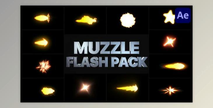 Muzzle Flash Pack 03 - After Effects (Videohive 31835571) - AE Project