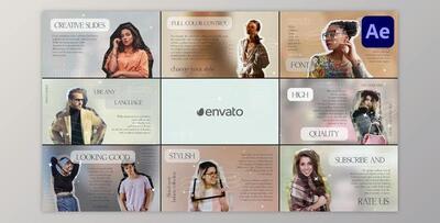 Abstract Blurry Slides for After Effects (Videohive 51494700) - AE Project