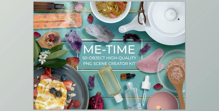 Me Time Scene Creator Kit CreativeMarket-5949401 (PNG, JPG)