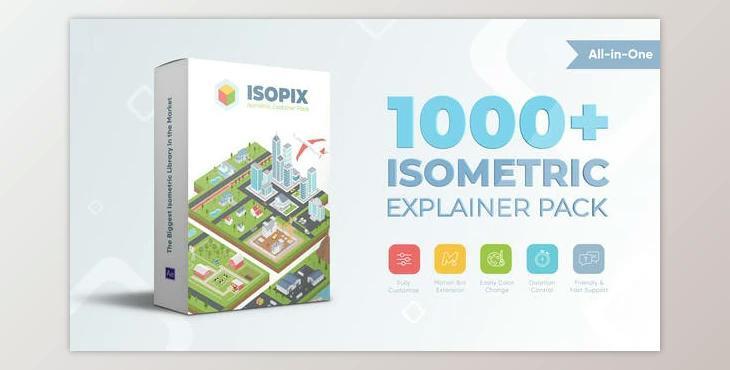Isopix - Isometric Explainer Pack (Videohive 31944698) - AE Project