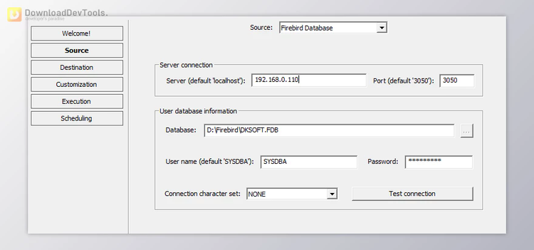DMSoft DBConvert for Access and Firebird v1.2.6 + License Key