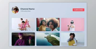 Follow Me - Youtube Promo (Videohive 33021833) - AE Project