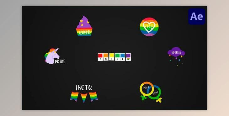 LGBTQ+ Titles for After Effects (Videohive 52830503) - AE Project