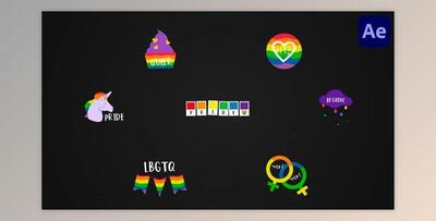 LGBTQ+ Titles for After Effects (Videohive 52830503) - AE Project