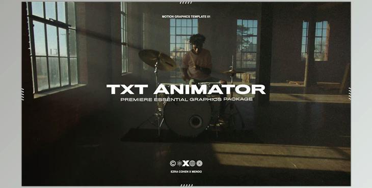 Ezra Cohen – TXT ANIMATOR