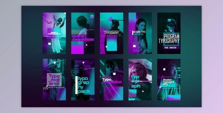 Abstract Instagram Stories (Videohive 48318220) - AE Project