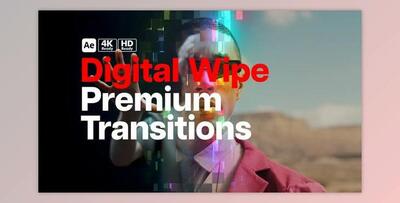 Premium Transitions Digital Wipe (Videohive 51525571) - AE Project
