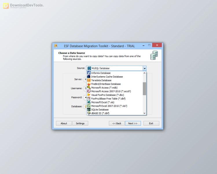ESF Database Migration Toolkit Professional v12.1.11 + CRACK