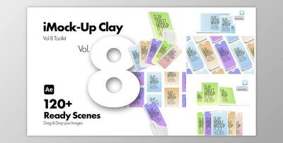 iMock-Up Vol 8 Clay Toolkit (Videohive 50501139) - AE Project