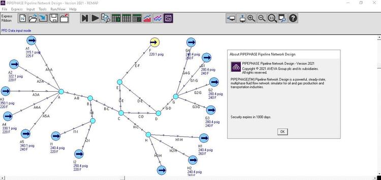 AVEVA PIPEPHASE Pipeline Network Design 2021